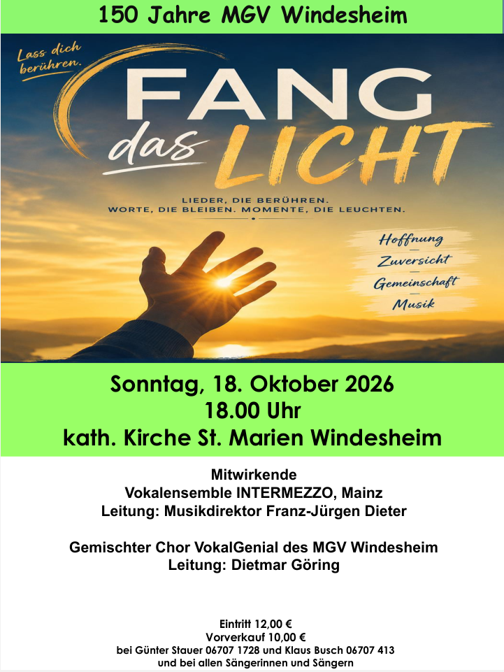MGV Windesheim 10-2026