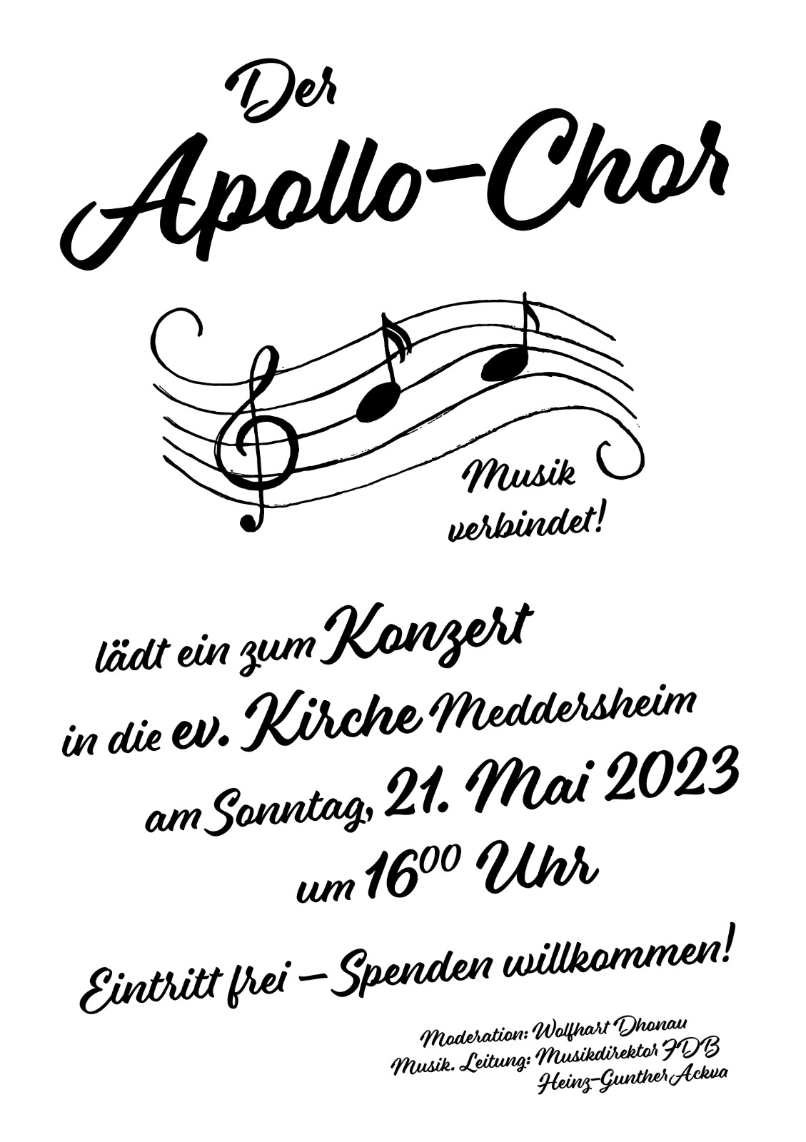 Plakat Apollo-Chor