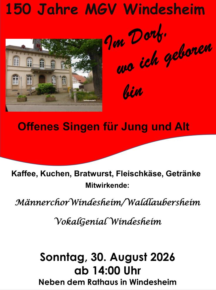 offenes Singen Windesheim